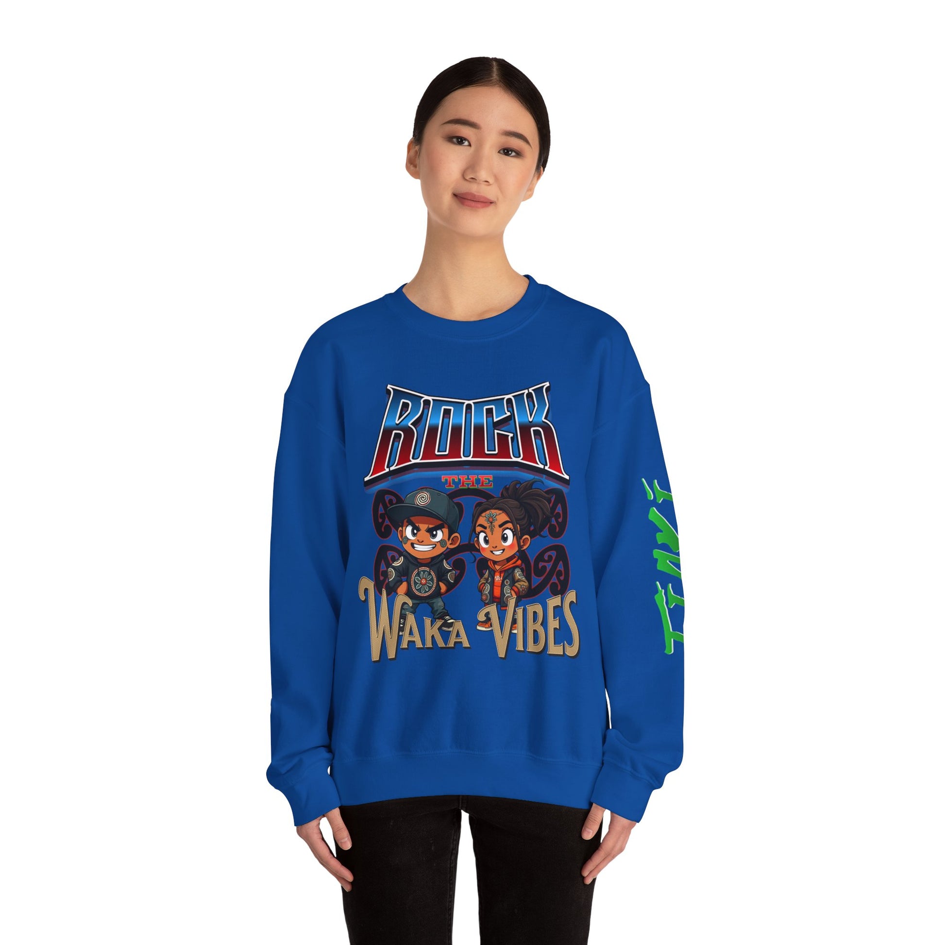 Rock Waka Vibes Sweatshirt - Tiaki Apparel