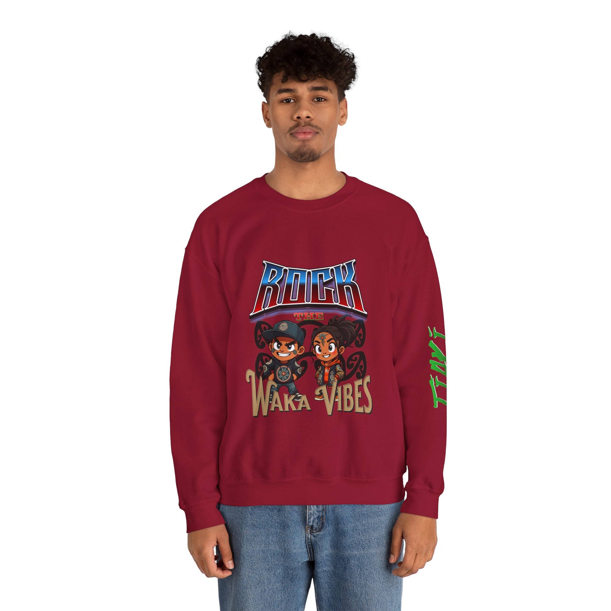 Rook the Waka Vibes Sweatshirt - Tiaki Apparel