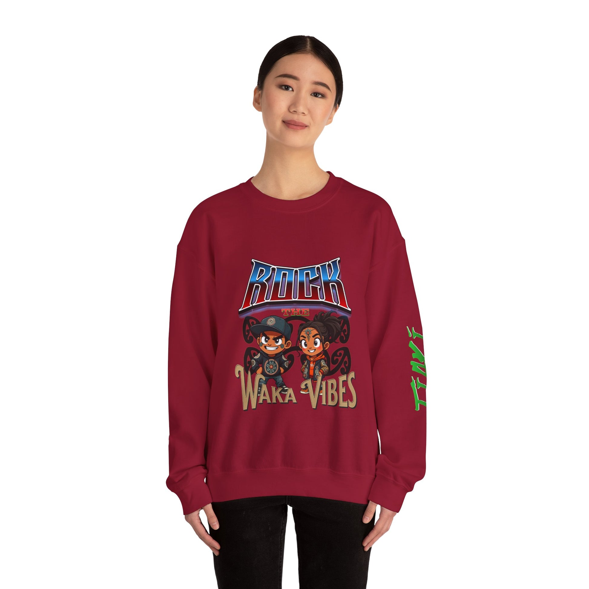 Rook the Waka Vibes Sweatshirt - Tiaki Apparel