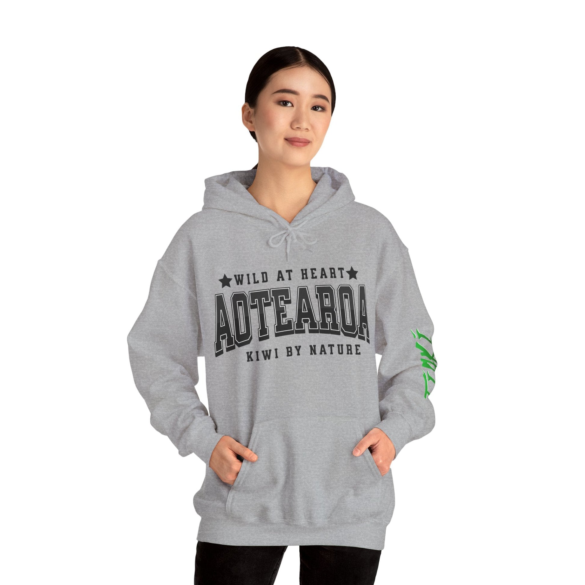 Aotearoa Hooded Sweatshirt - Tiaki Apparel