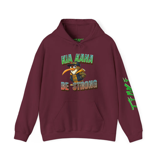 Kia Kaha Be Strong Hoodie - Tiaki Apparel