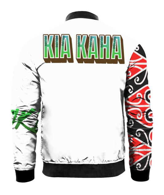 Kia Kaha Bomber Jacket - Tiaki Apparel