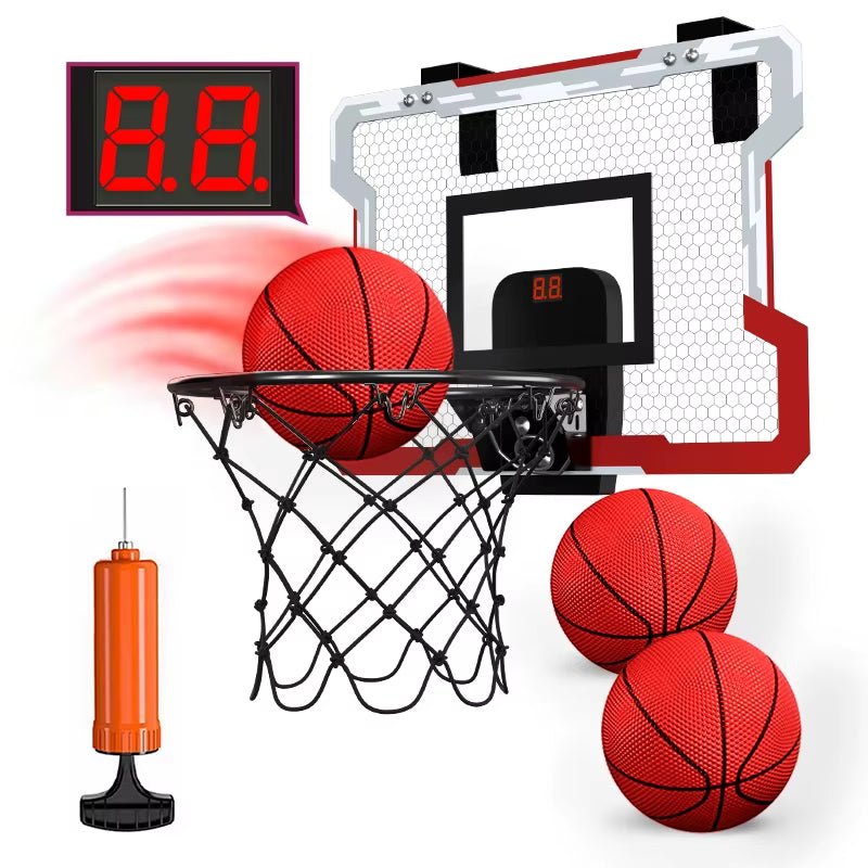 Outdoor Basketball Hoop for Kids Indoor Basketball Hoops,Mini Basketball Hoop with 3 Balls Toys for 3 4 5 6 7 8 9 10 11 12+ Year - Tiaki Apparel