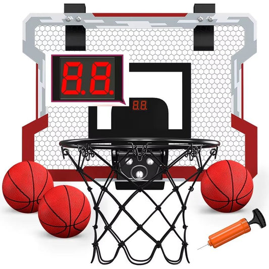 Outdoor Basketball Hoop for Kids Indoor Basketball Hoops,Mini Basketball Hoop with 3 Balls Toys for 3 4 5 6 7 8 9 10 11 12+ Year - Tiaki Apparel