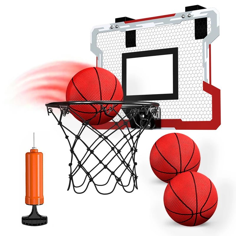 Outdoor Basketball Hoop for Kids Indoor Basketball Hoops,Mini Basketball Hoop with 3 Balls Toys for 3 4 5 6 7 8 9 10 11 12+ Year - Tiaki Apparel