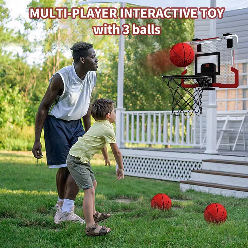 Outdoor Basketball Hoop for Kids Indoor Basketball Hoops,Mini Basketball Hoop with 3 Balls Toys for 3 4 5 6 7 8 9 10 11 12+ Year - Tiaki Apparel