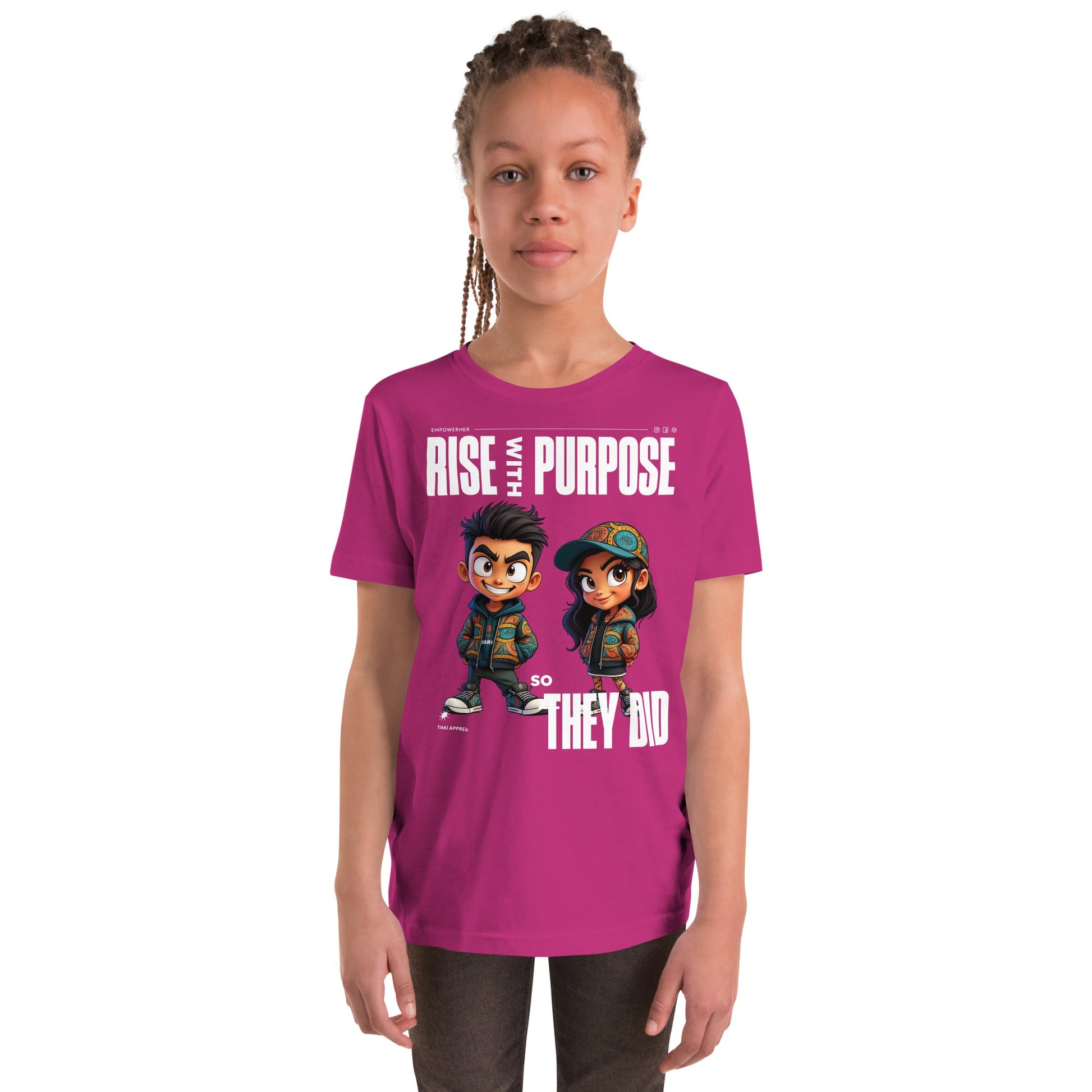 Rise Up Youth T Shirt - Tiaki Apparel