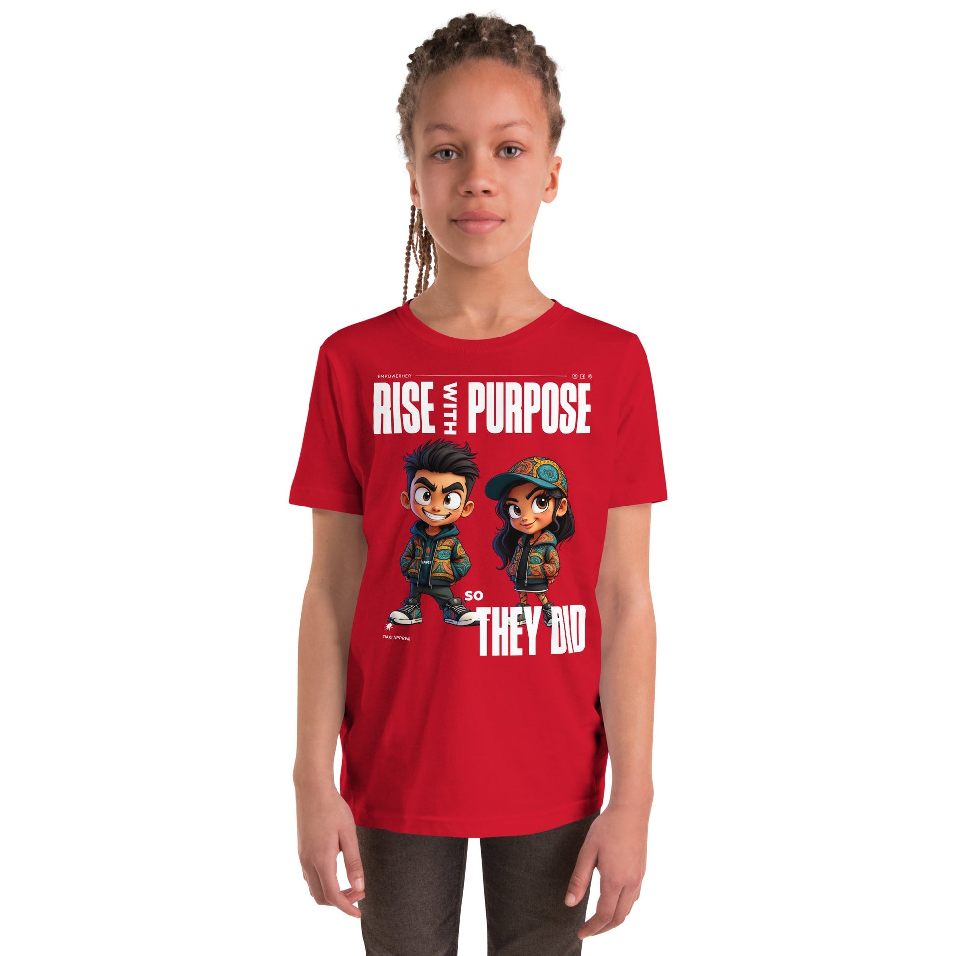 Rise Up Youth T Shirt - Tiaki Apparel