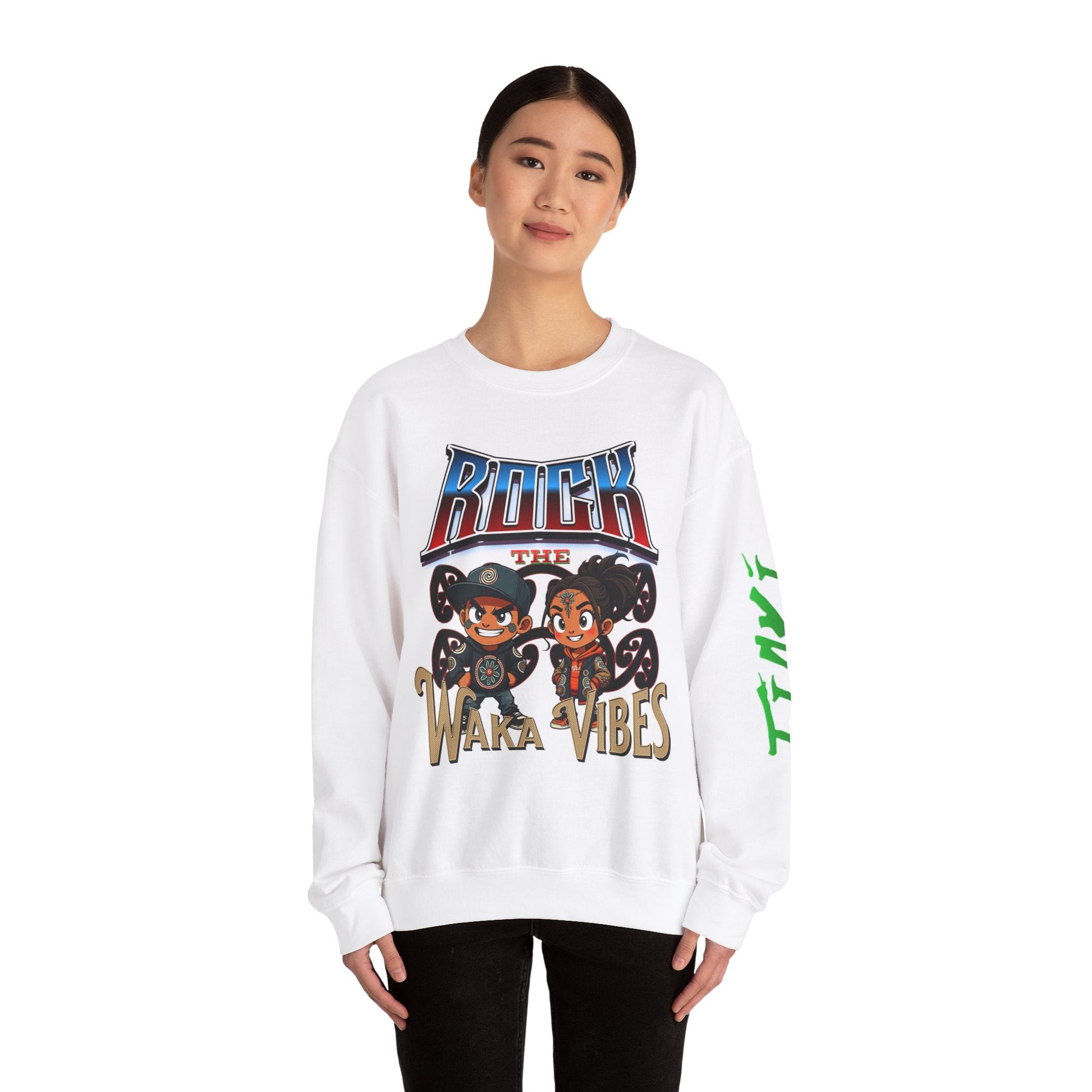 Rock Waka Vibes Sweatshirt - Tiaki Apparel