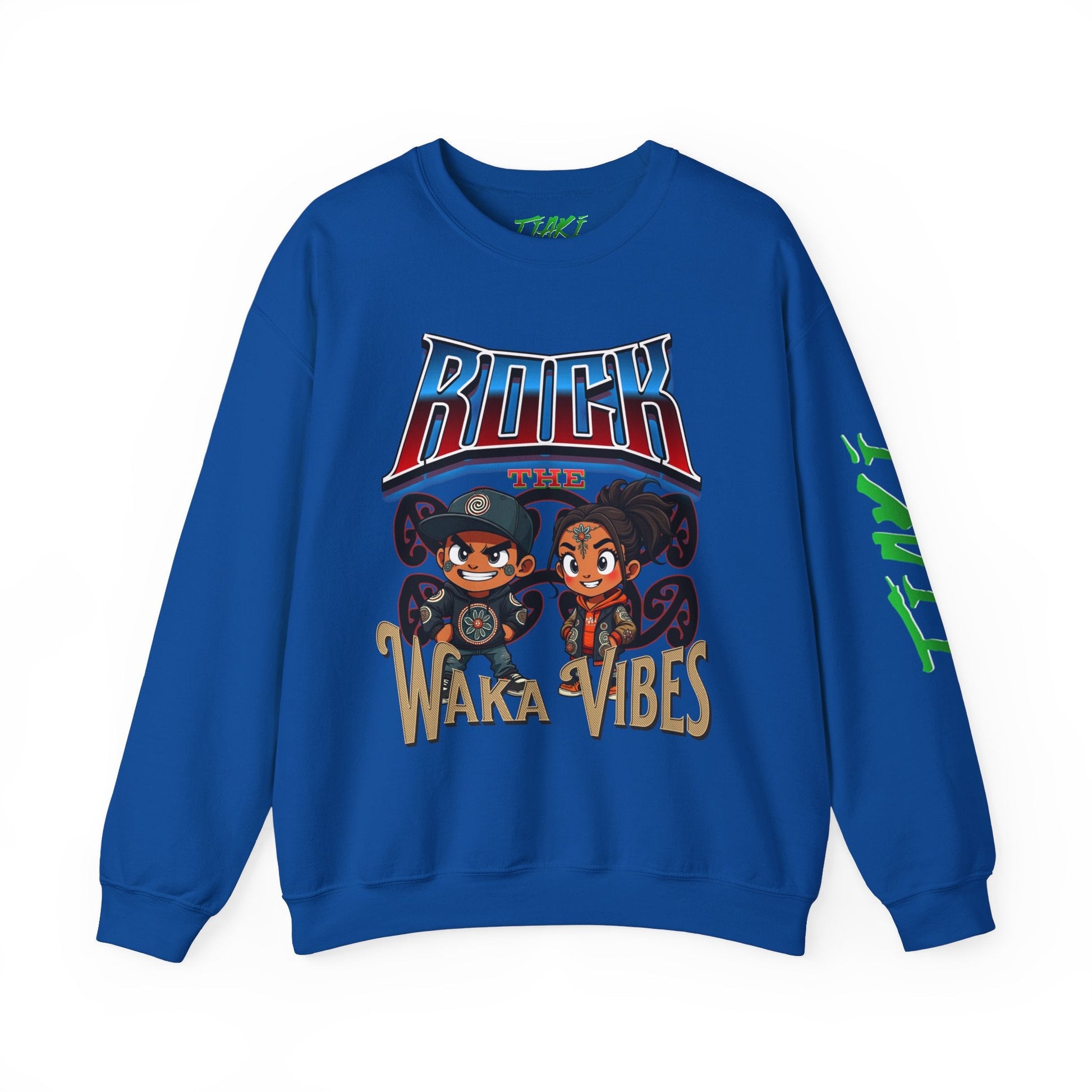 Rock Waka Vibes Sweatshirt - Tiaki Apparel