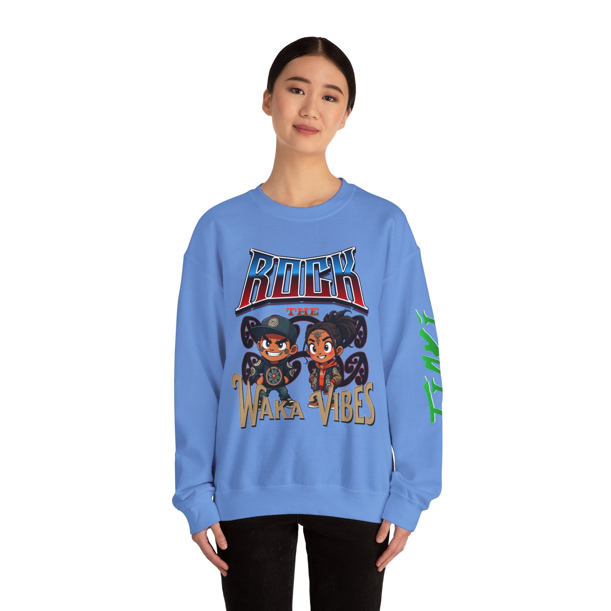 Rock Waka Vibes Sweatshirt - Tiaki Apparel