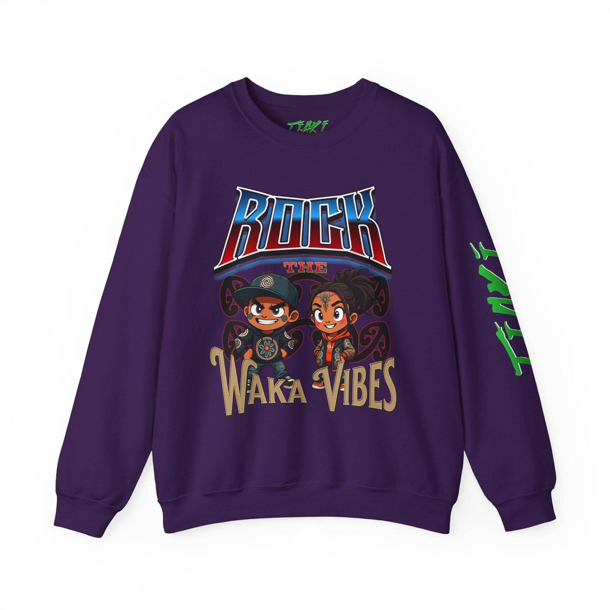 Rock Waka Vibes Sweatshirt - Tiaki Apparel