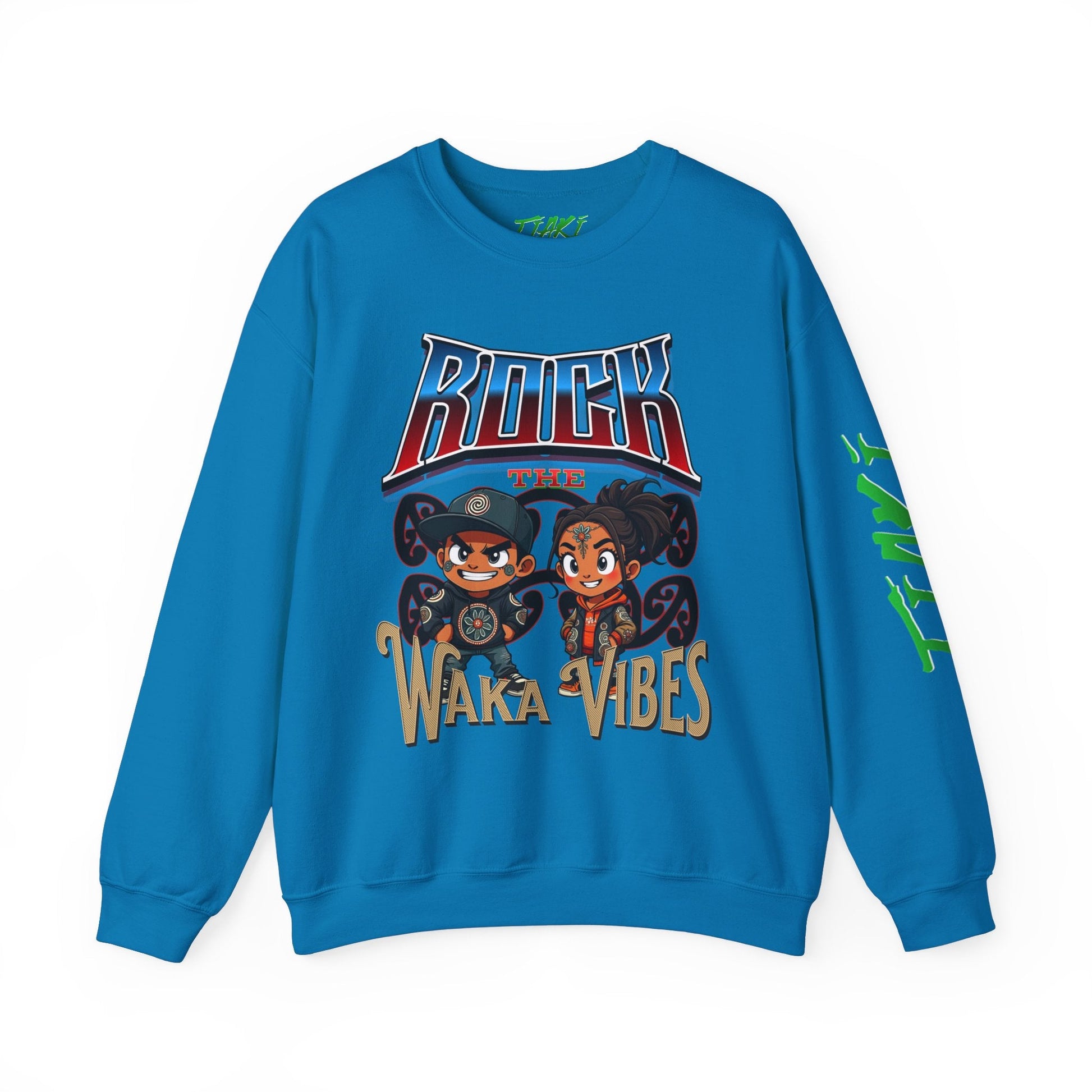 Rock Waka Vibes Sweatshirt - Tiaki Apparel