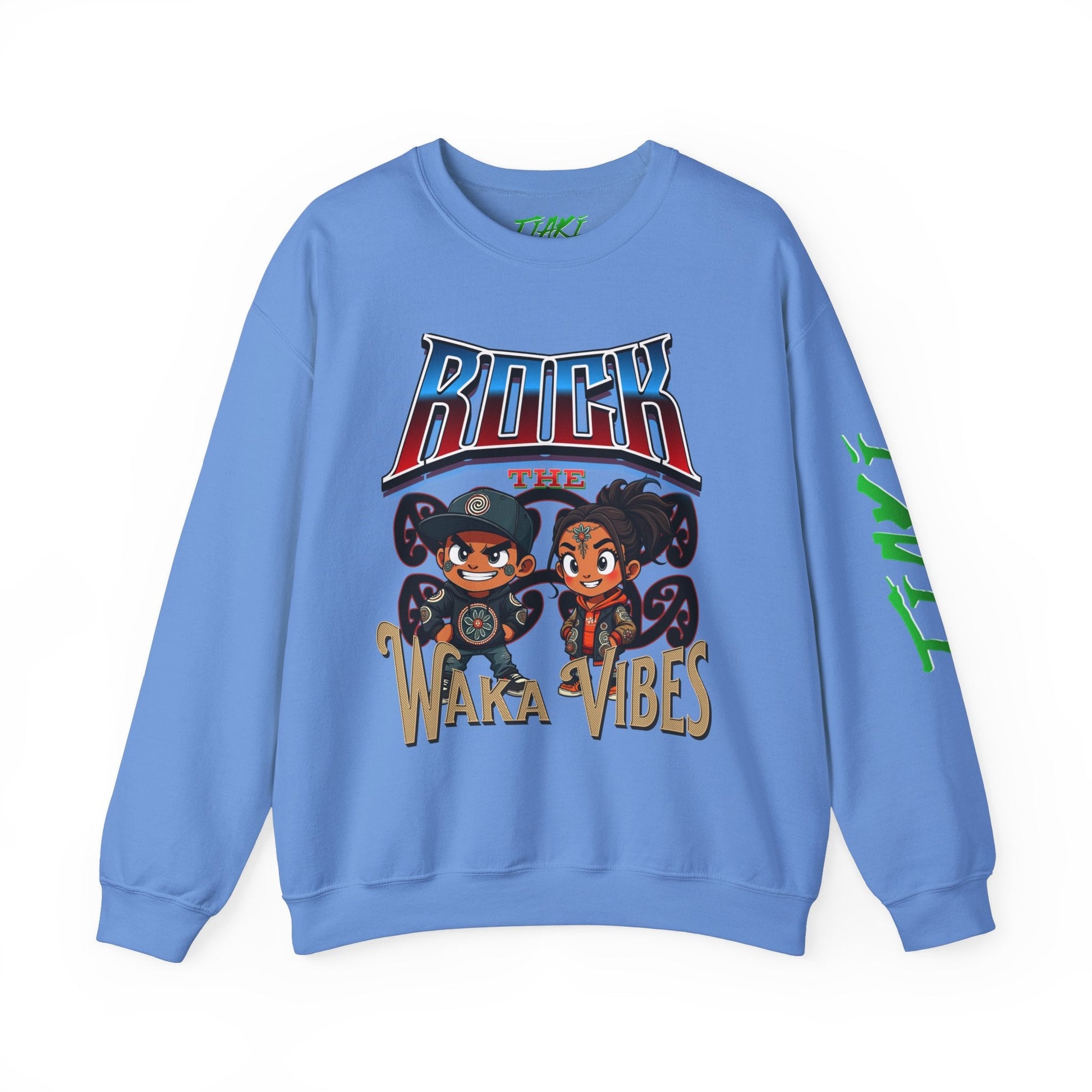 Rock Waka Vibes Sweatshirt - Tiaki Apparel