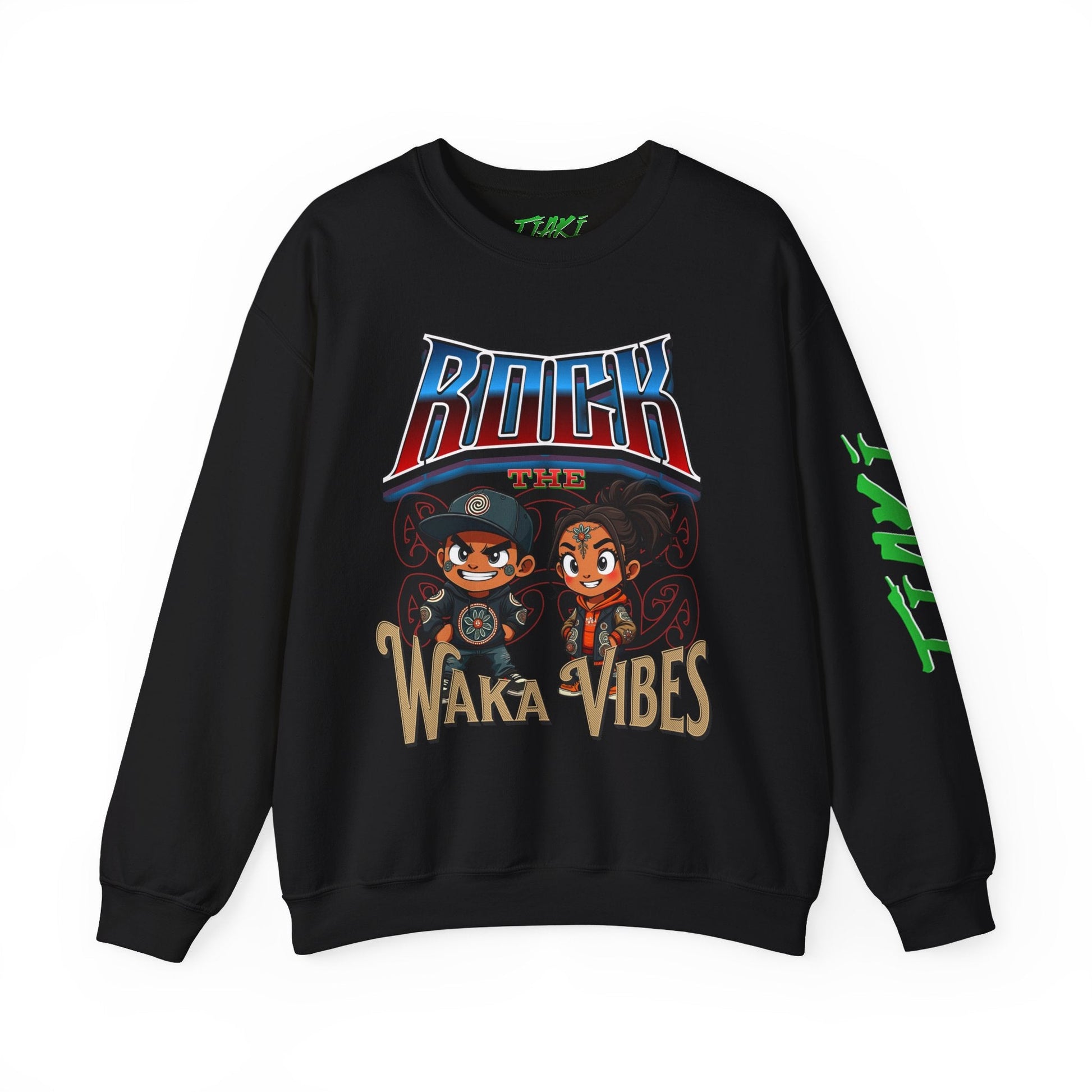 Rock Waka Vibes Sweatshirt - Tiaki Apparel