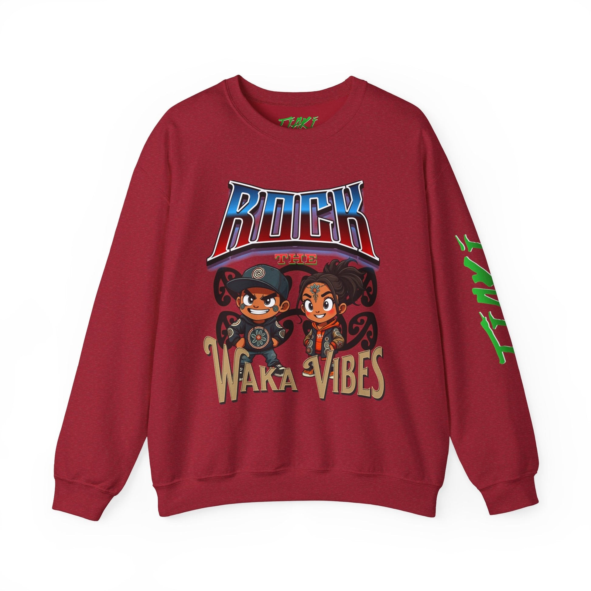 Rock Waka Vibes Sweatshirt - Tiaki Apparel