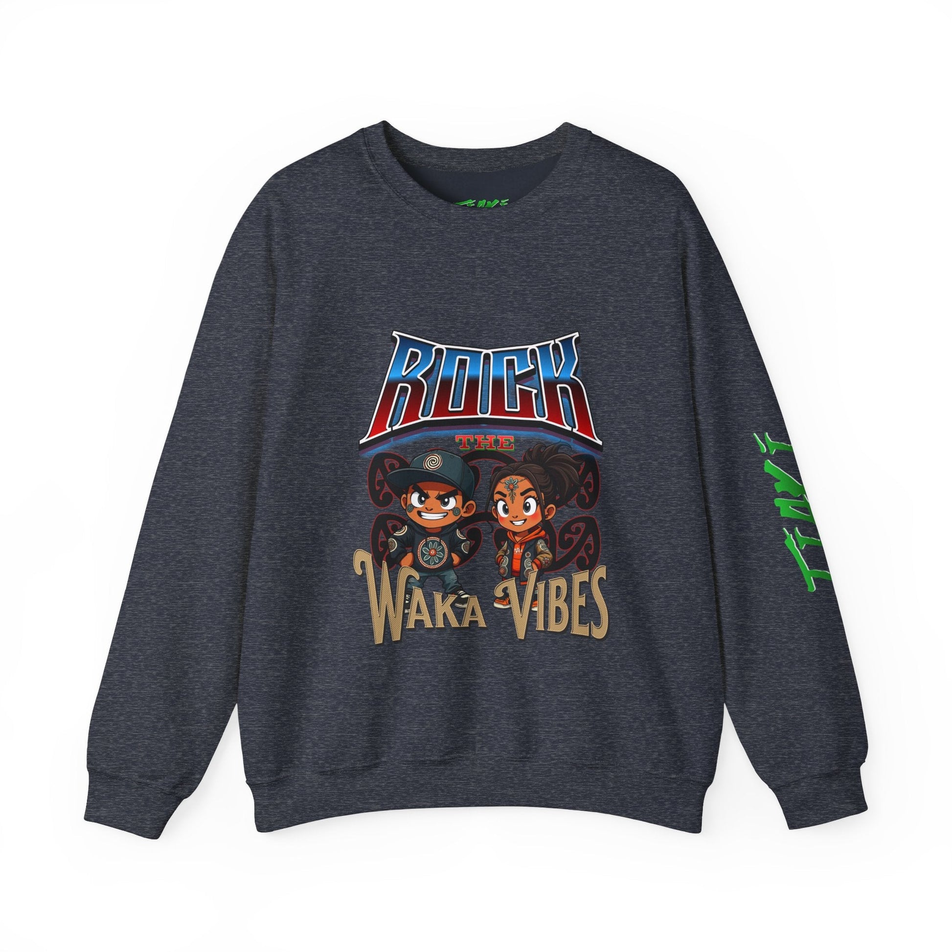 Rook the Waka Vibes Sweatshirt - Tiaki Apparel