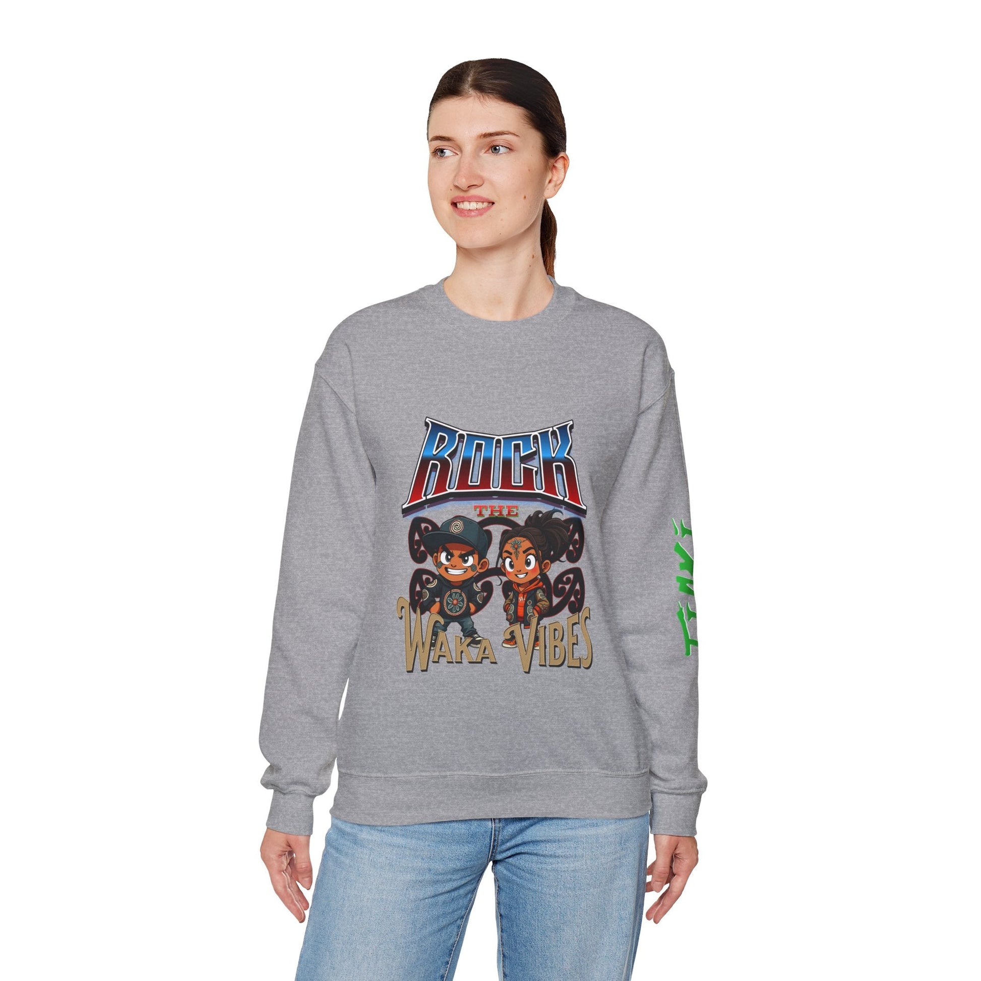 Rook the Waka Vibes Sweatshirt - Tiaki Apparel