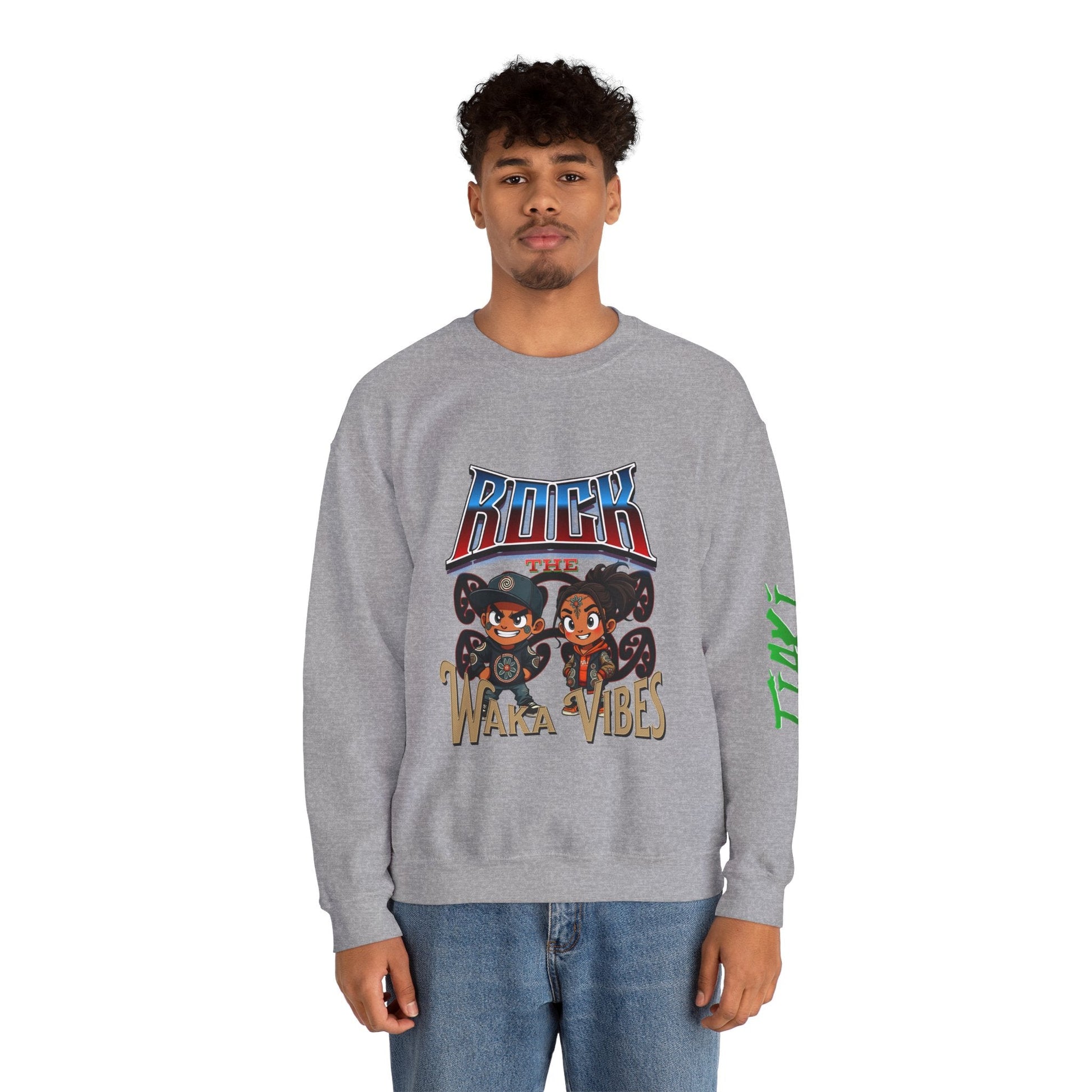 Rook the Waka Vibes Sweatshirt - Tiaki Apparel