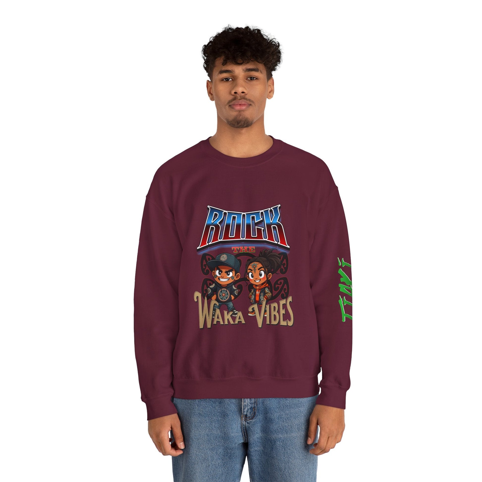 Rook the Waka Vibes Sweatshirt - Tiaki Apparel