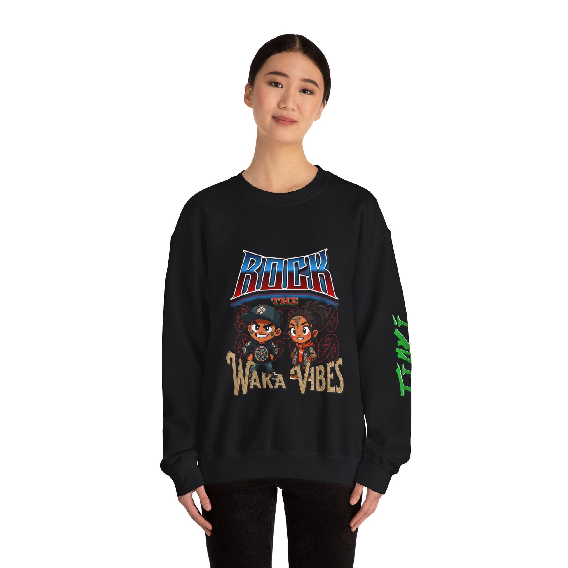 Rook the Waka Vibes Sweatshirt - Tiaki Apparel