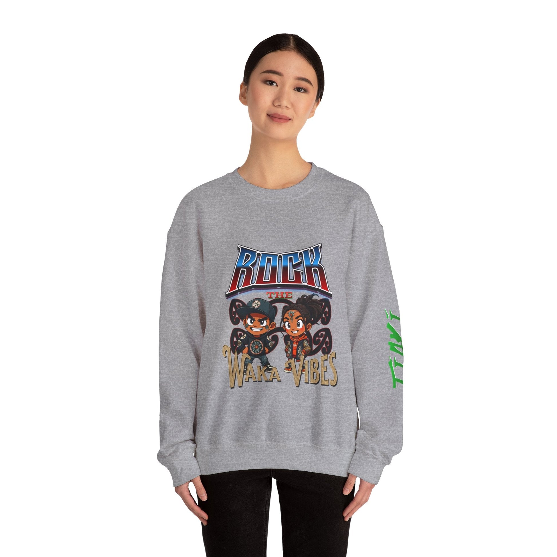 Rook the Waka Vibes Sweatshirt - Tiaki Apparel