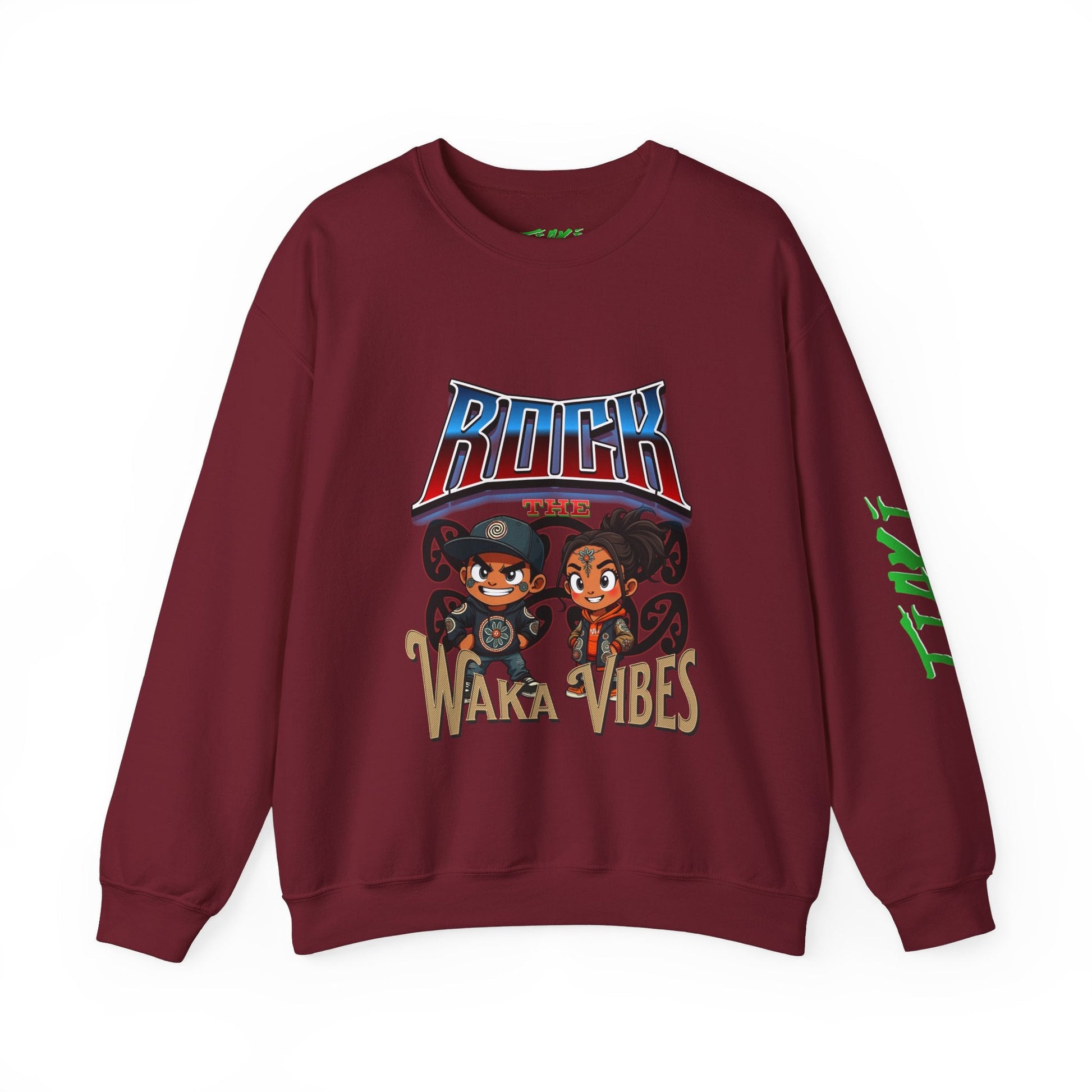 Rook the Waka Vibes Sweatshirt - Tiaki Apparel