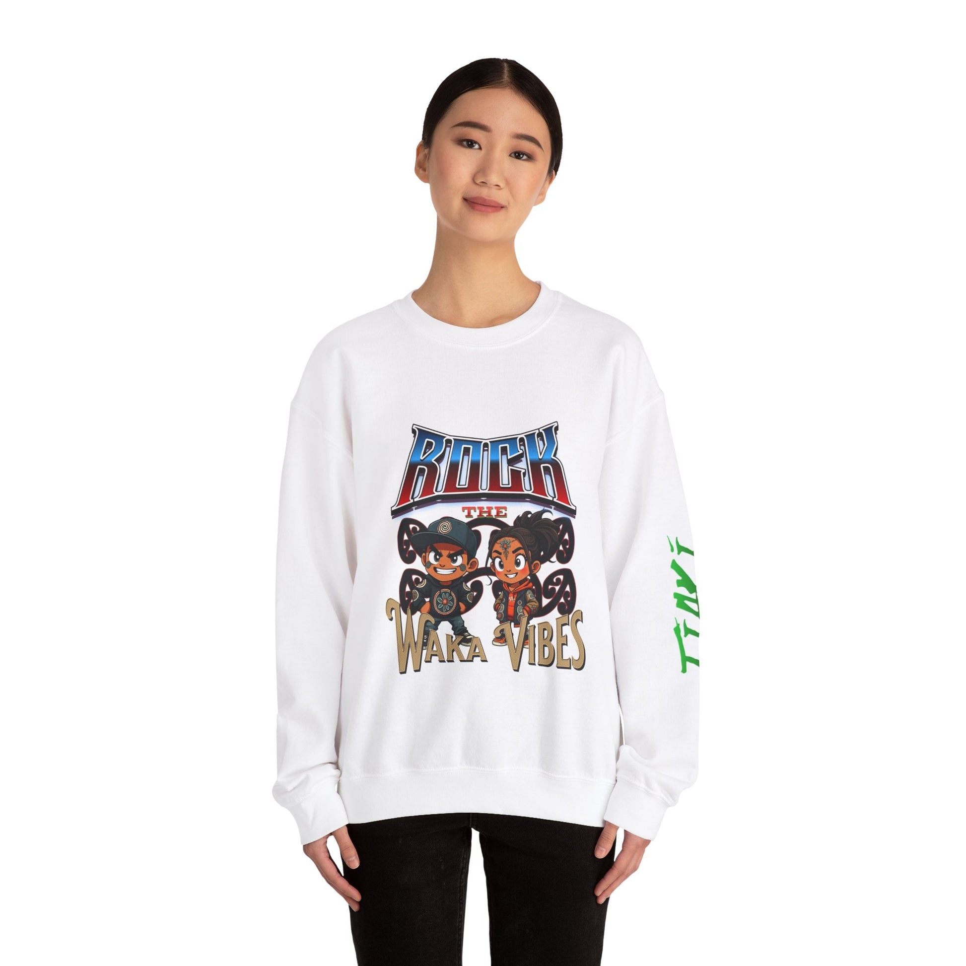 Rook the Waka Vibes Sweatshirt - Tiaki Apparel