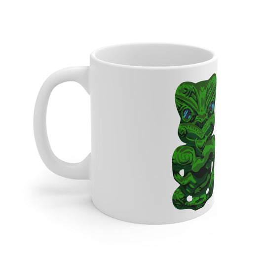 Tiki Ceramic Coffee Cups, 11oz, 15oz - Tiaki Apparel