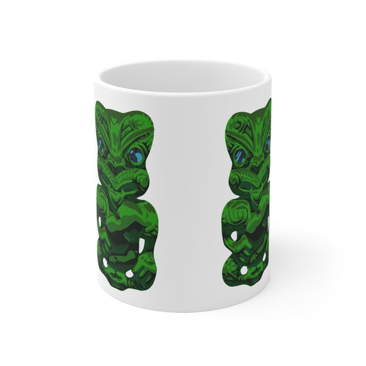 Tiki Ceramic Coffee Cups, 11oz, 15oz - Tiaki Apparel