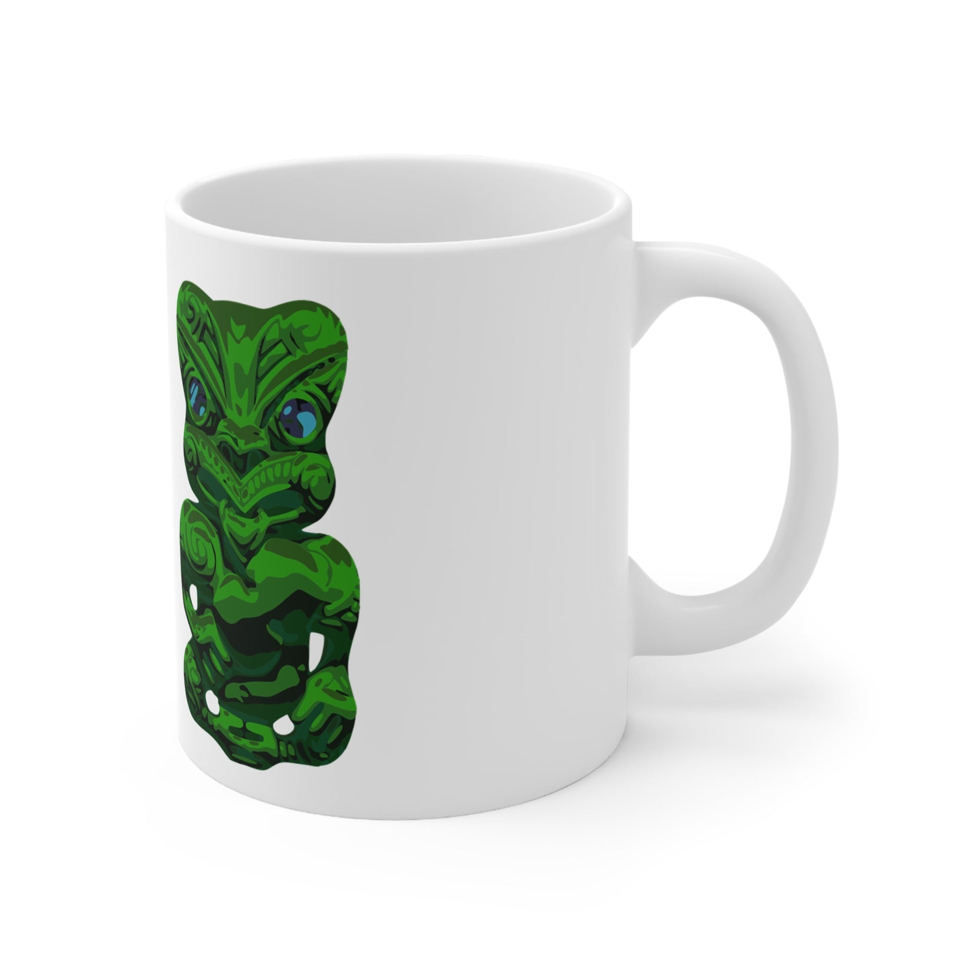 Tiki Ceramic Coffee Cups, 11oz, 15oz - Tiaki Apparel