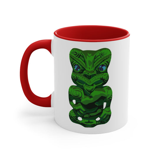 Tiki - Colorful Accent Mugs, 11oz - Tiaki Apparel