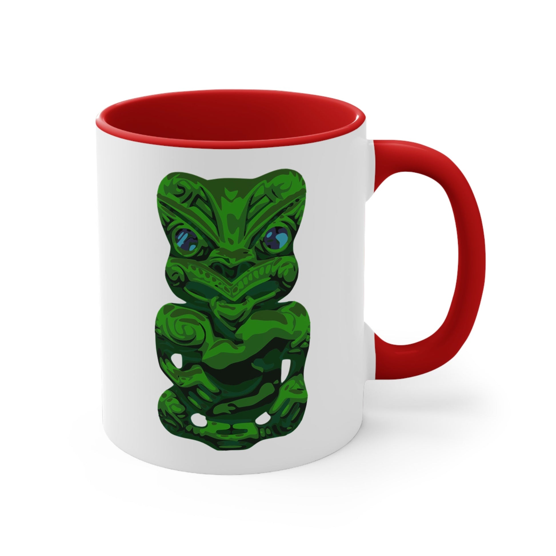 Tiki - Colorful Accent Mugs, 11oz - Tiaki Apparel