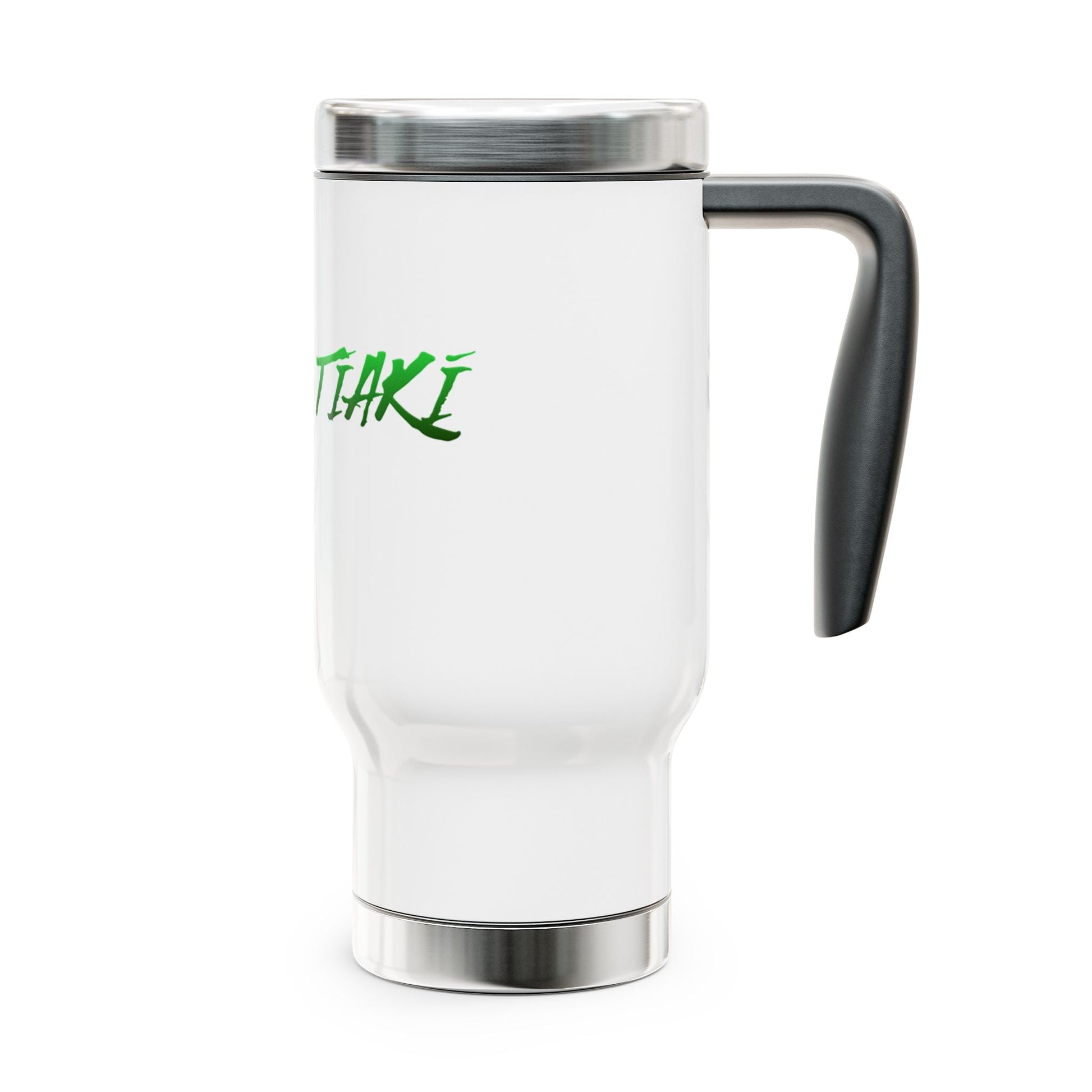 Tiki Stainless Steel Travel Mug with Handle, 14oz - Tiaki Apparel