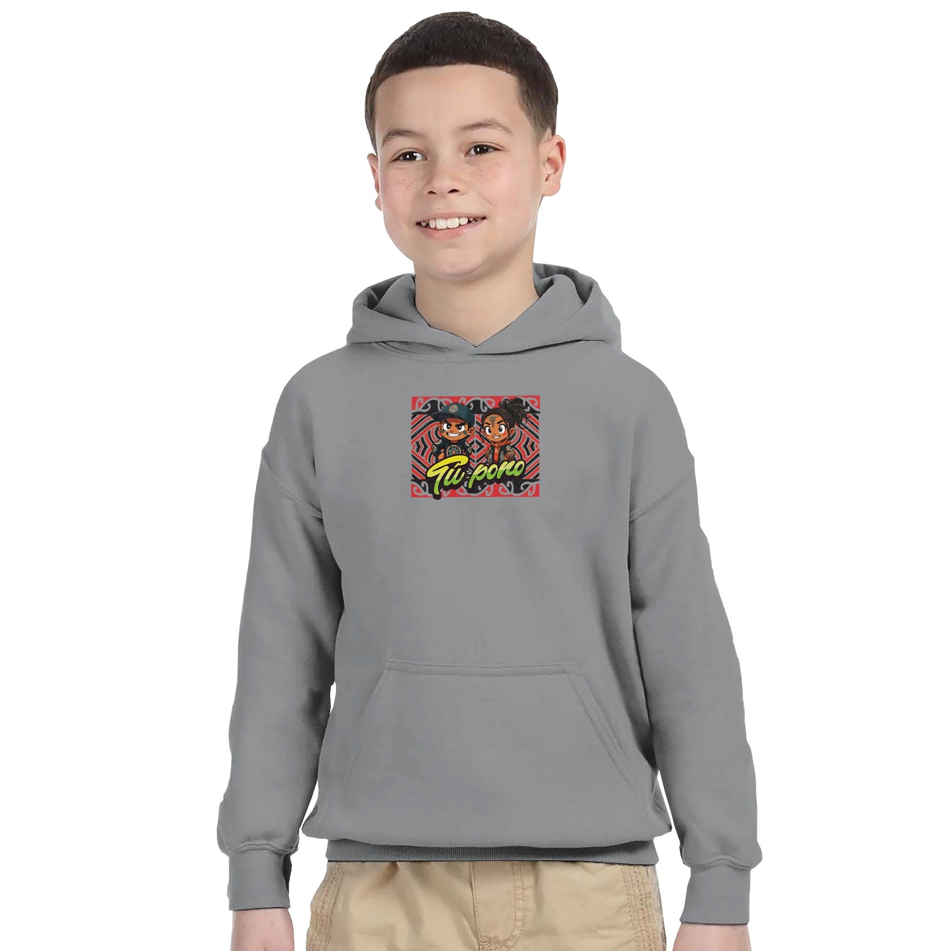 Tū pono Classic Kids Pullover Hoodie - Tiaki Apparel