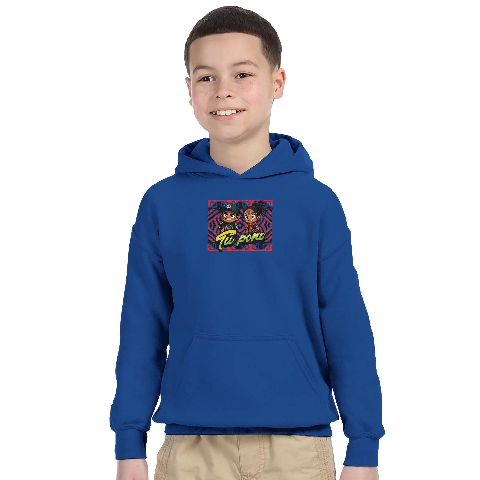 Tū pono Classic Kids Pullover Hoodie - Tiaki Apparel