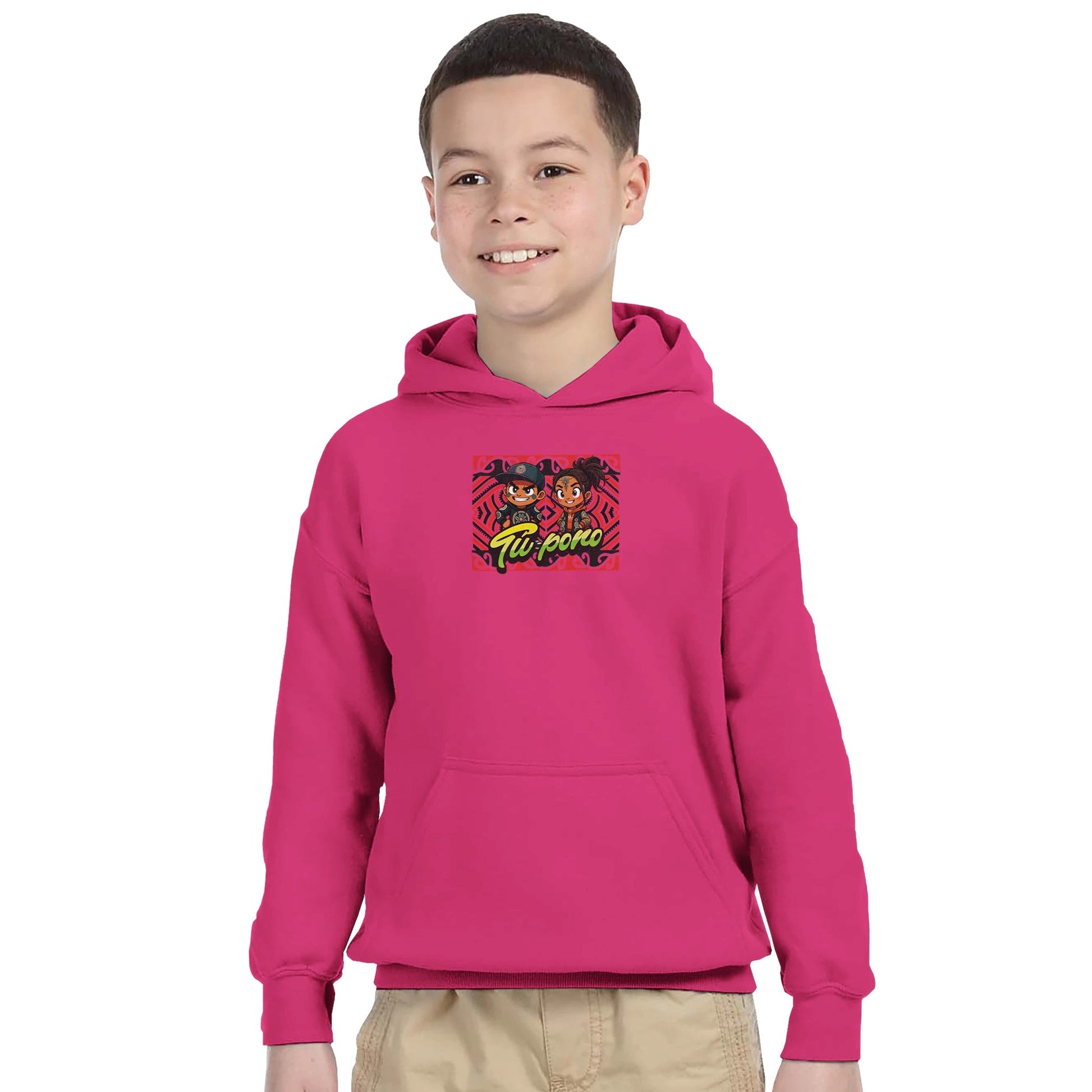 Tū pono Classic Kids Pullover Hoodie - Tiaki Apparel