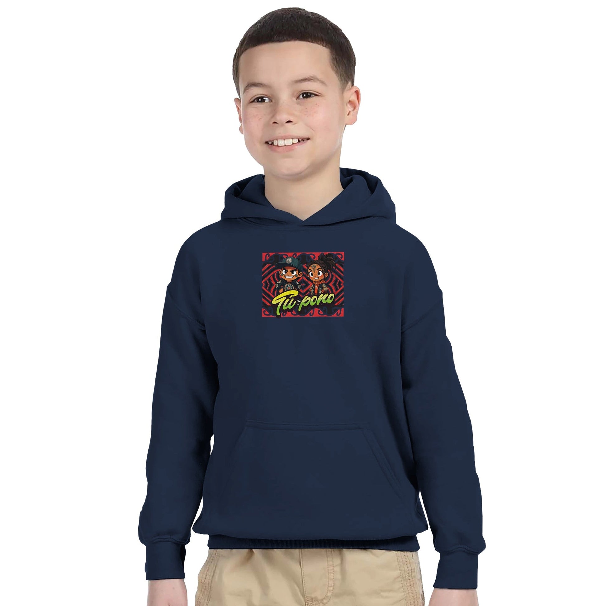 Tū pono Classic Kids Pullover Hoodie - Tiaki Apparel